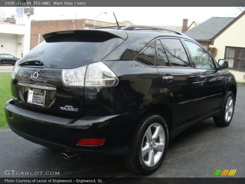 Black Onyx / Ivory 2008 Lexus RX 350 AWD