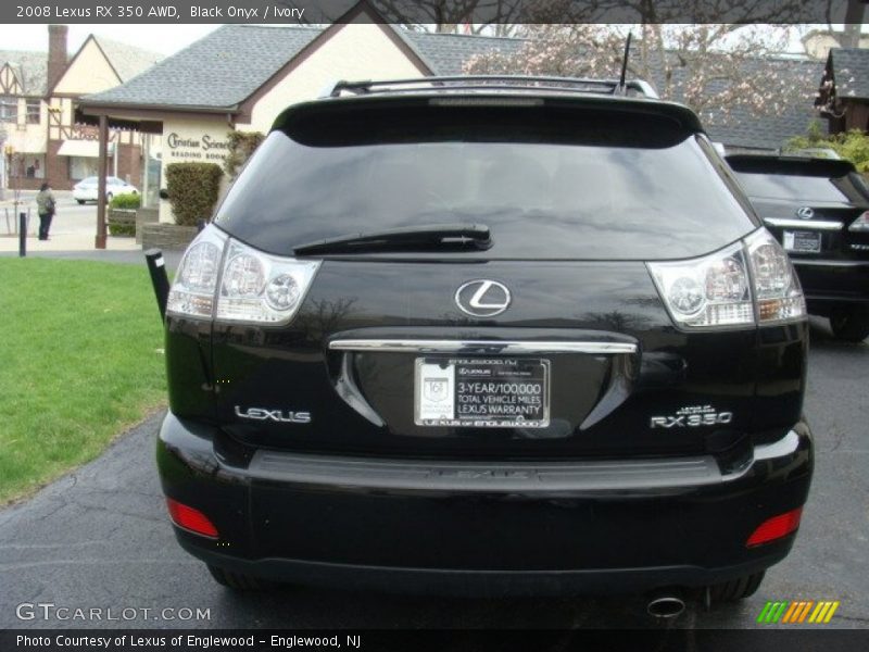 Black Onyx / Ivory 2008 Lexus RX 350 AWD