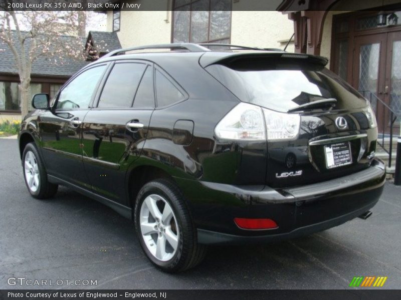 Black Onyx / Ivory 2008 Lexus RX 350 AWD