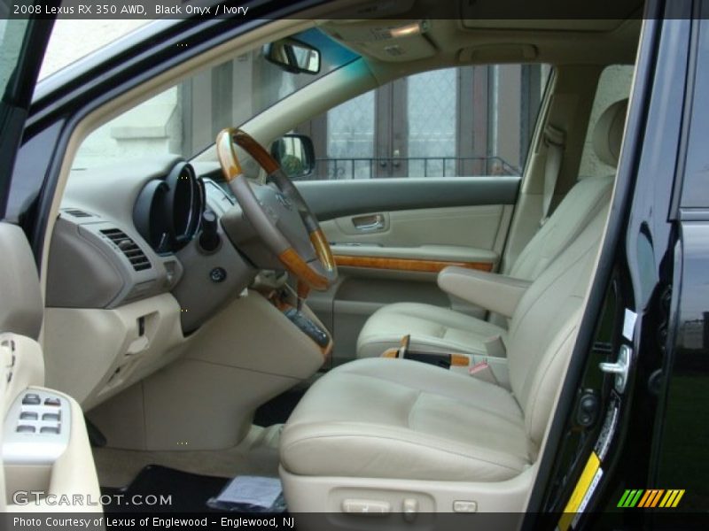 Black Onyx / Ivory 2008 Lexus RX 350 AWD