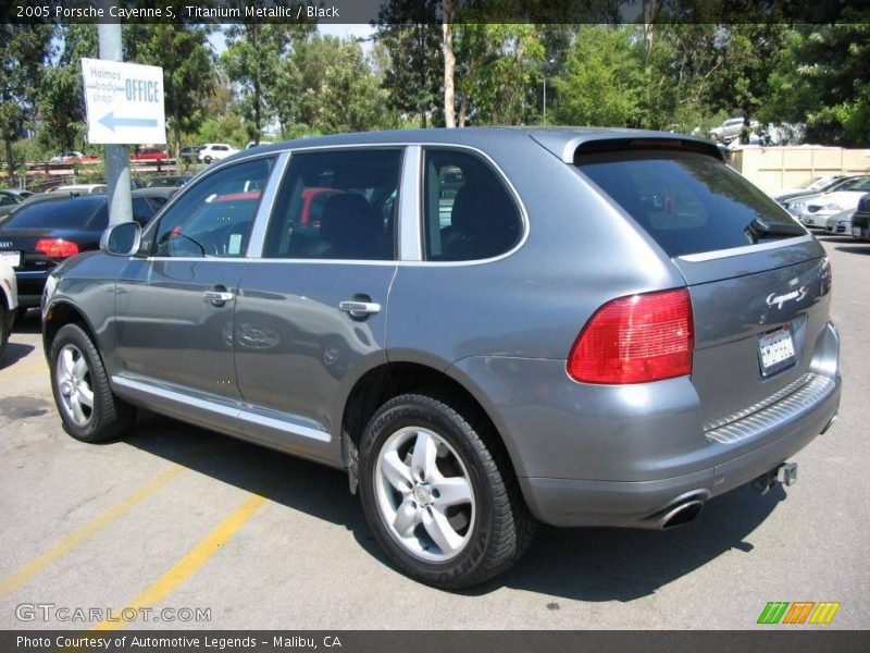 Titanium Metallic / Black 2005 Porsche Cayenne S