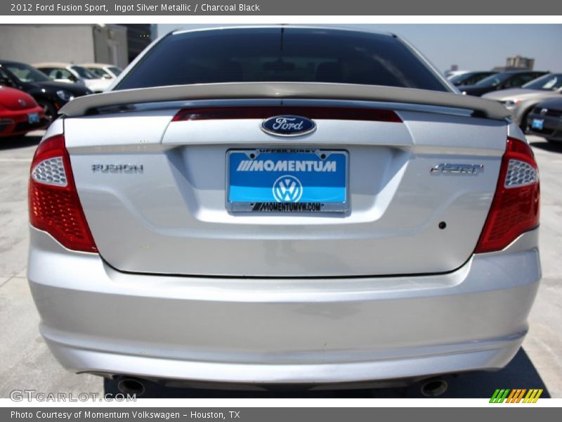 Ingot Silver Metallic / Charcoal Black 2012 Ford Fusion Sport