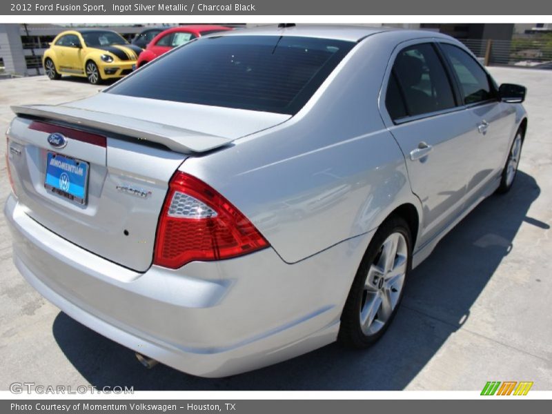 Ingot Silver Metallic / Charcoal Black 2012 Ford Fusion Sport