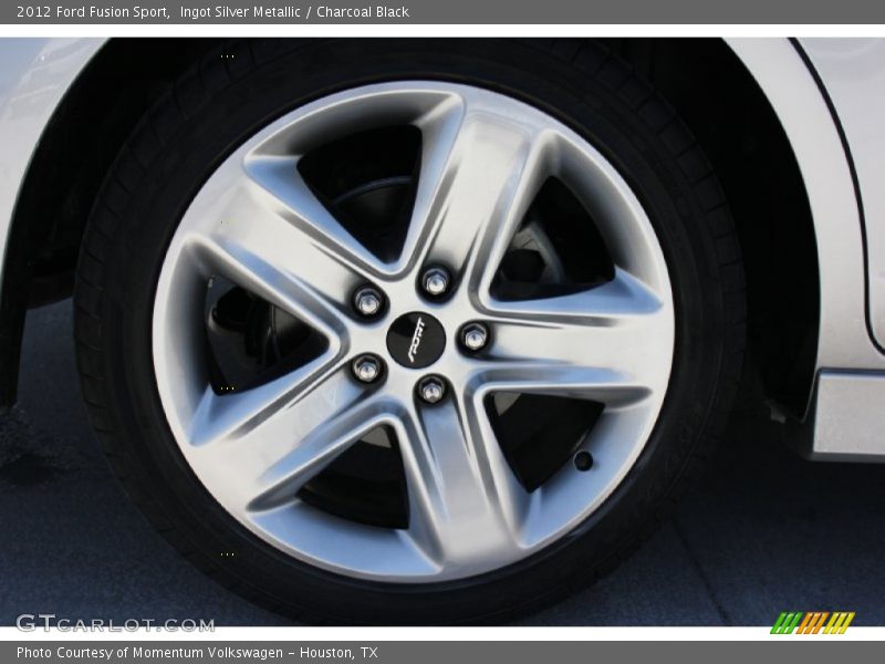 Ingot Silver Metallic / Charcoal Black 2012 Ford Fusion Sport