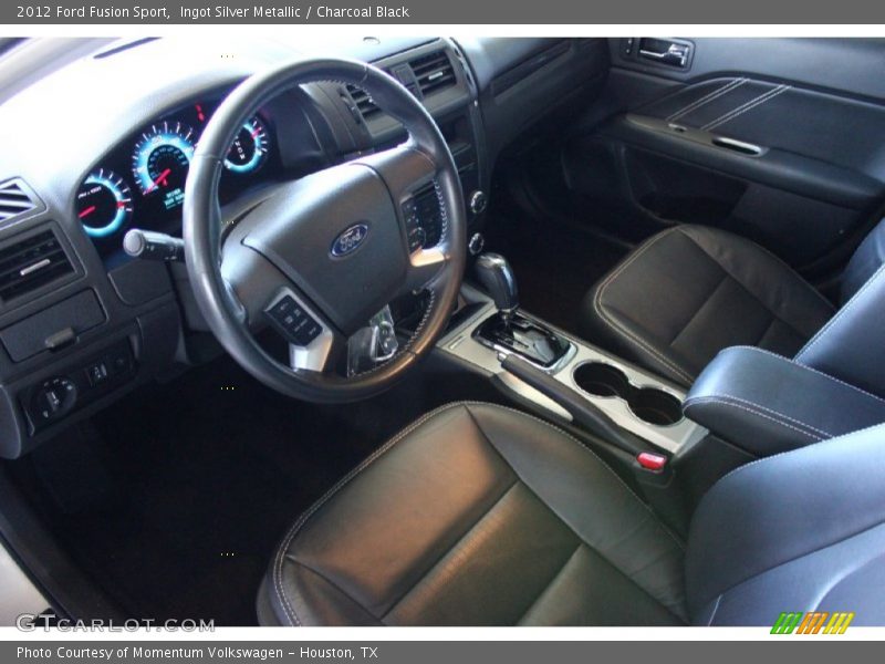 Ingot Silver Metallic / Charcoal Black 2012 Ford Fusion Sport