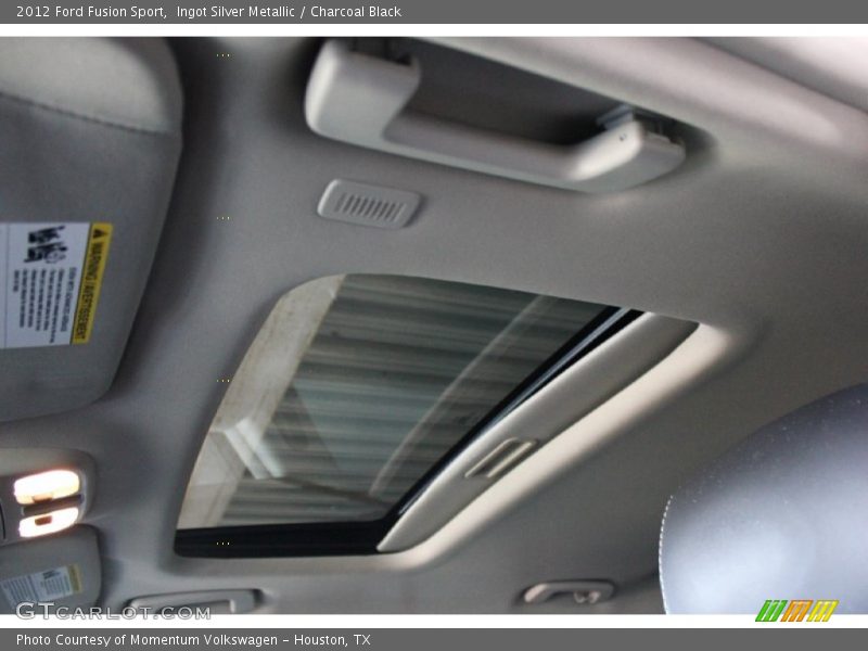 Ingot Silver Metallic / Charcoal Black 2012 Ford Fusion Sport