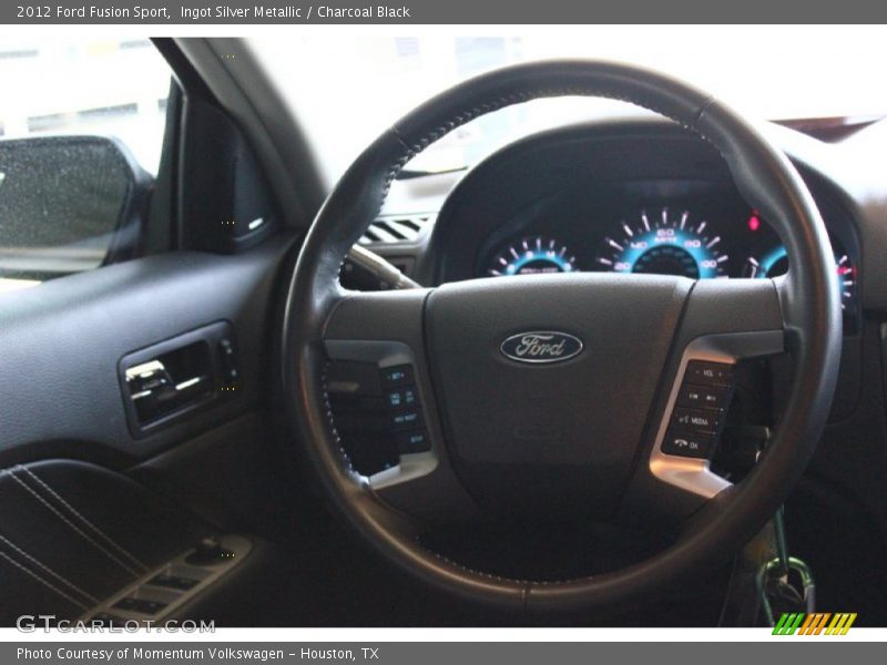 Ingot Silver Metallic / Charcoal Black 2012 Ford Fusion Sport