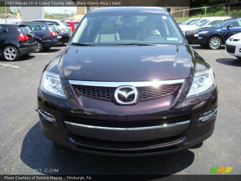 Black Cherry Mica / Sand 2007 Mazda CX-9 Grand Touring AWD