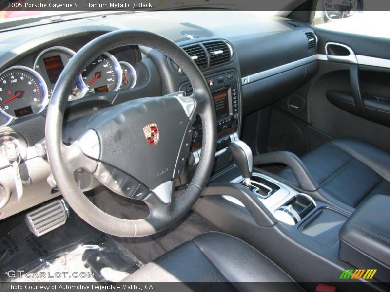 Titanium Metallic / Black 2005 Porsche Cayenne S