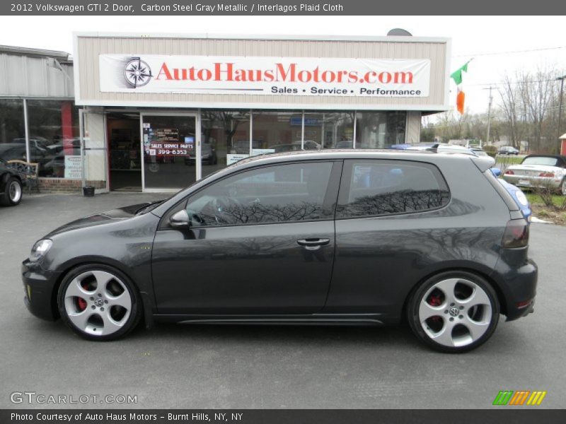 Carbon Steel Gray Metallic / Interlagos Plaid Cloth 2012 Volkswagen GTI 2 Door