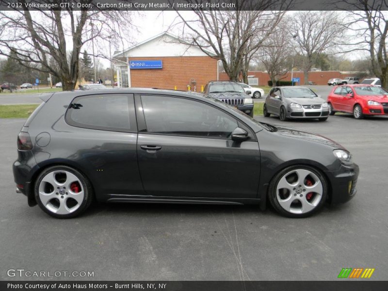 Carbon Steel Gray Metallic / Interlagos Plaid Cloth 2012 Volkswagen GTI 2 Door