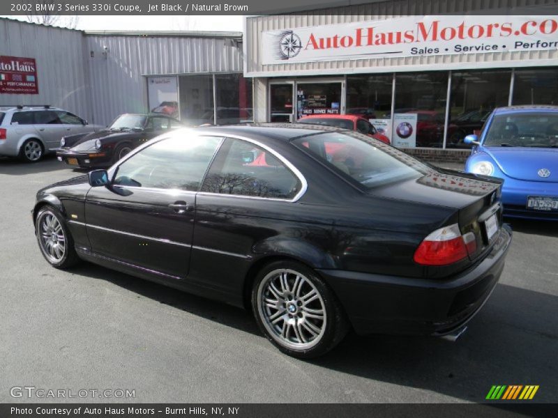 Jet Black / Natural Brown 2002 BMW 3 Series 330i Coupe
