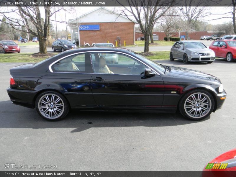 Jet Black / Natural Brown 2002 BMW 3 Series 330i Coupe