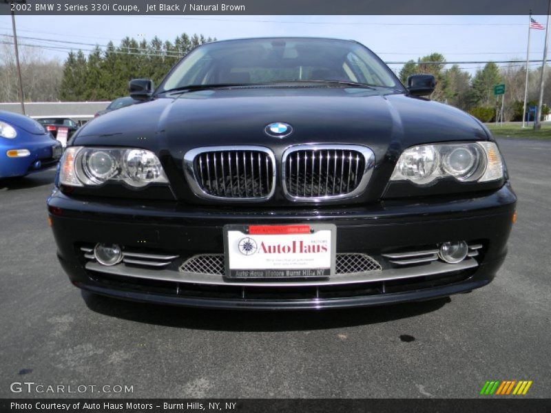 Jet Black / Natural Brown 2002 BMW 3 Series 330i Coupe