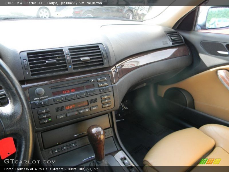Jet Black / Natural Brown 2002 BMW 3 Series 330i Coupe