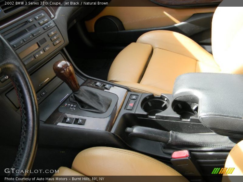 Jet Black / Natural Brown 2002 BMW 3 Series 330i Coupe