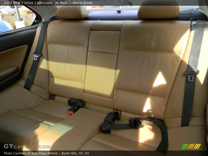 Jet Black / Natural Brown 2002 BMW 3 Series 330i Coupe