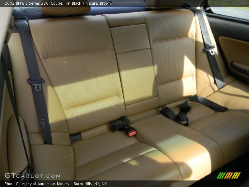Jet Black / Natural Brown 2002 BMW 3 Series 330i Coupe