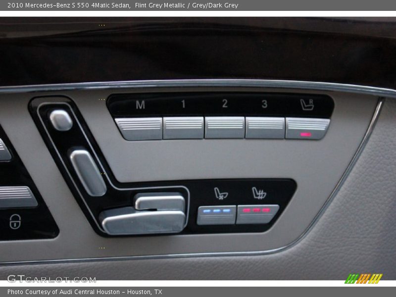 Flint Grey Metallic / Grey/Dark Grey 2010 Mercedes-Benz S 550 4Matic Sedan