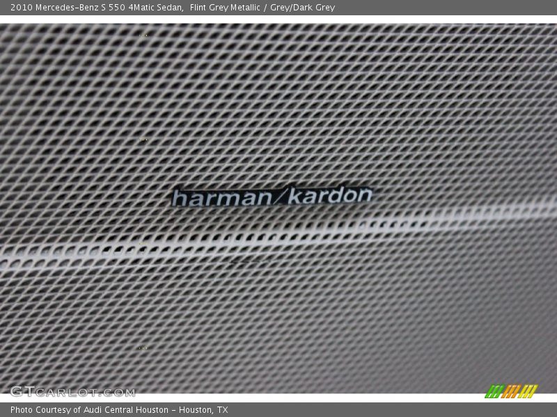 Flint Grey Metallic / Grey/Dark Grey 2010 Mercedes-Benz S 550 4Matic Sedan