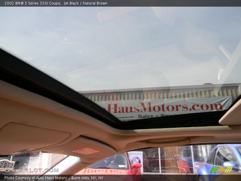 Jet Black / Natural Brown 2002 BMW 3 Series 330i Coupe