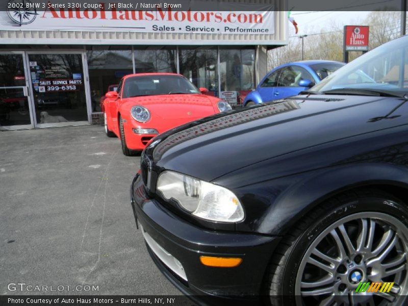 Jet Black / Natural Brown 2002 BMW 3 Series 330i Coupe