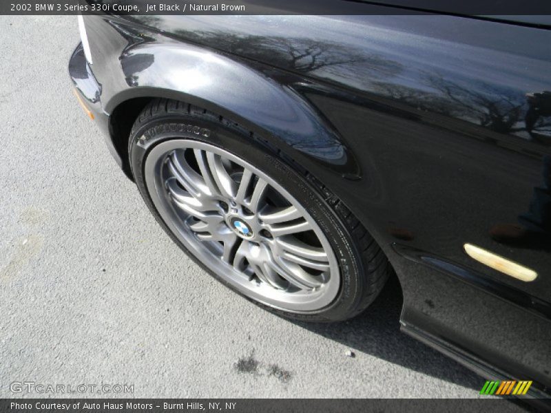 Jet Black / Natural Brown 2002 BMW 3 Series 330i Coupe