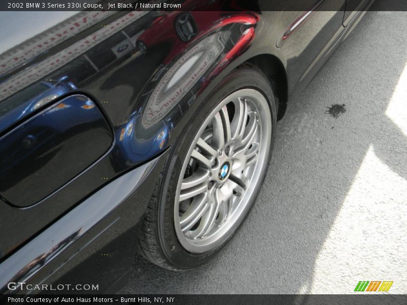 Jet Black / Natural Brown 2002 BMW 3 Series 330i Coupe
