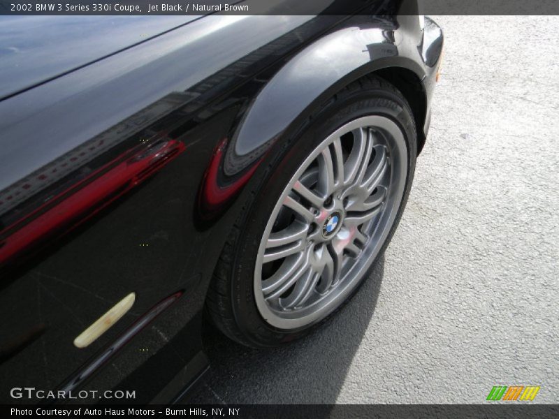 Jet Black / Natural Brown 2002 BMW 3 Series 330i Coupe