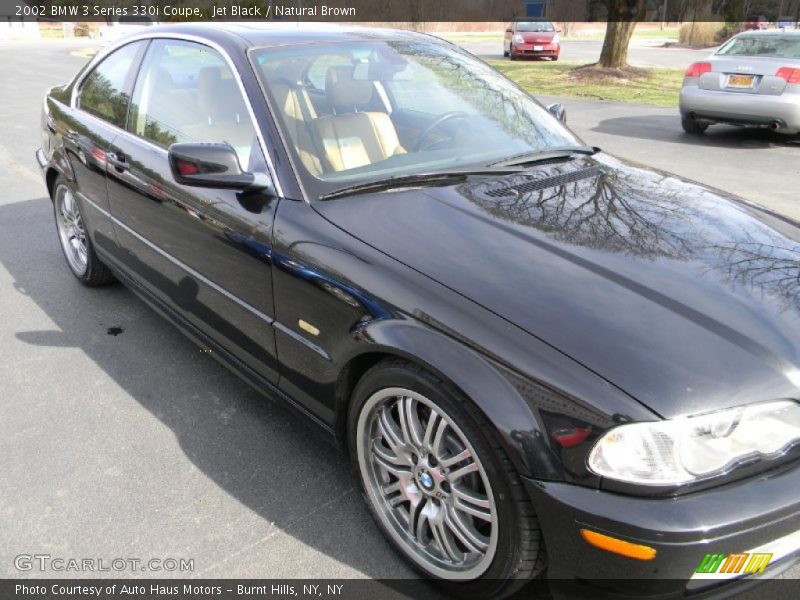 Jet Black / Natural Brown 2002 BMW 3 Series 330i Coupe