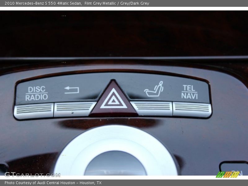 Flint Grey Metallic / Grey/Dark Grey 2010 Mercedes-Benz S 550 4Matic Sedan