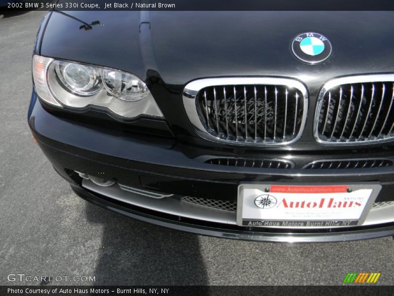 Jet Black / Natural Brown 2002 BMW 3 Series 330i Coupe