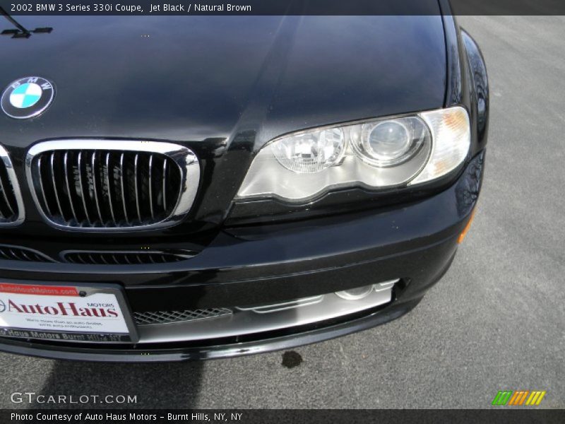 Jet Black / Natural Brown 2002 BMW 3 Series 330i Coupe