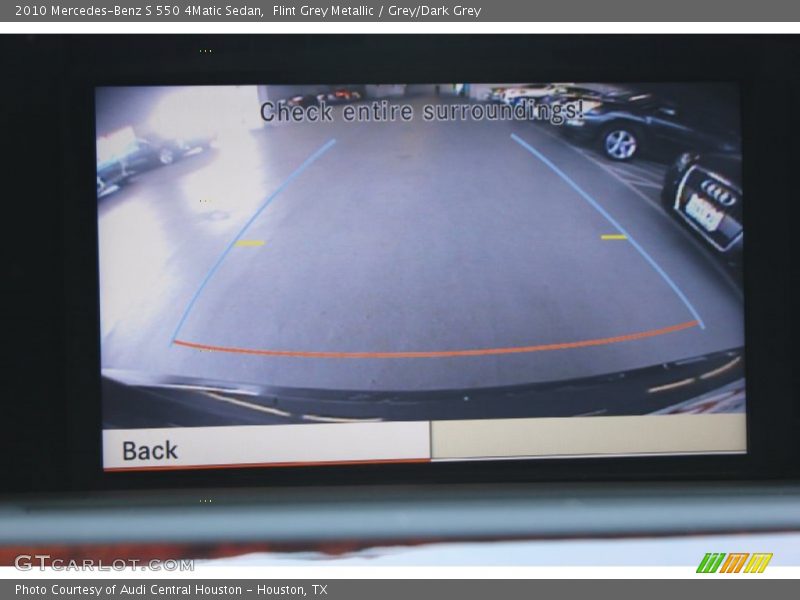 Flint Grey Metallic / Grey/Dark Grey 2010 Mercedes-Benz S 550 4Matic Sedan