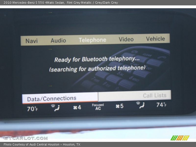 Flint Grey Metallic / Grey/Dark Grey 2010 Mercedes-Benz S 550 4Matic Sedan