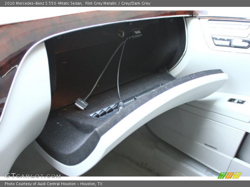 Flint Grey Metallic / Grey/Dark Grey 2010 Mercedes-Benz S 550 4Matic Sedan