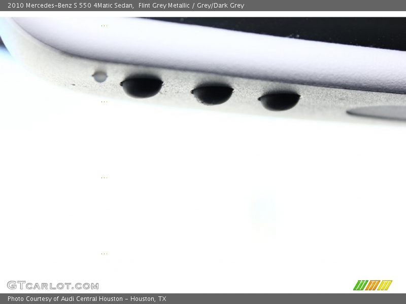 Flint Grey Metallic / Grey/Dark Grey 2010 Mercedes-Benz S 550 4Matic Sedan