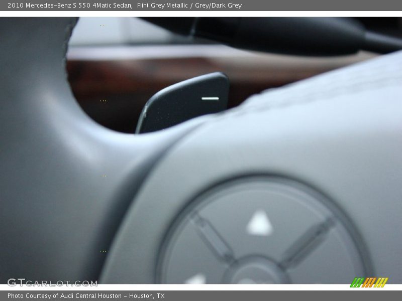 Flint Grey Metallic / Grey/Dark Grey 2010 Mercedes-Benz S 550 4Matic Sedan