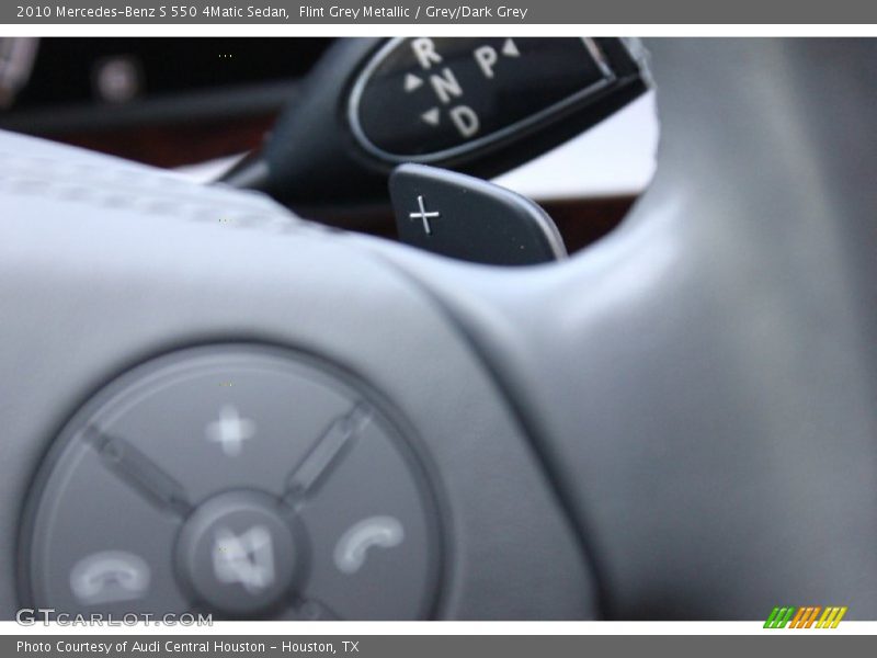 Flint Grey Metallic / Grey/Dark Grey 2010 Mercedes-Benz S 550 4Matic Sedan