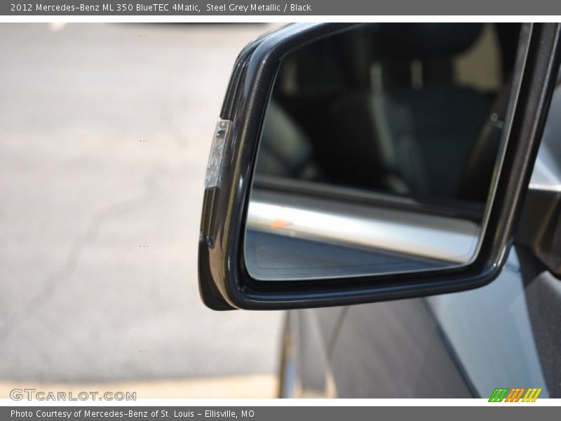 Steel Grey Metallic / Black 2012 Mercedes-Benz ML 350 BlueTEC 4Matic