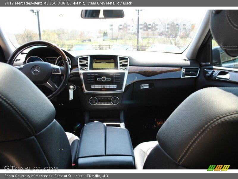 Steel Grey Metallic / Black 2012 Mercedes-Benz ML 350 BlueTEC 4Matic