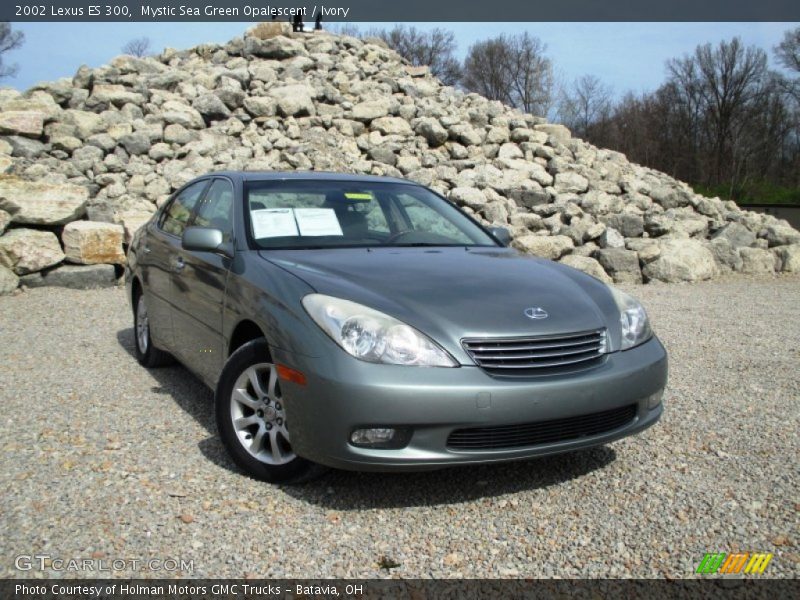 Mystic Sea Green Opalescent / Ivory 2002 Lexus ES 300