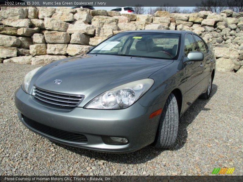 Mystic Sea Green Opalescent / Ivory 2002 Lexus ES 300