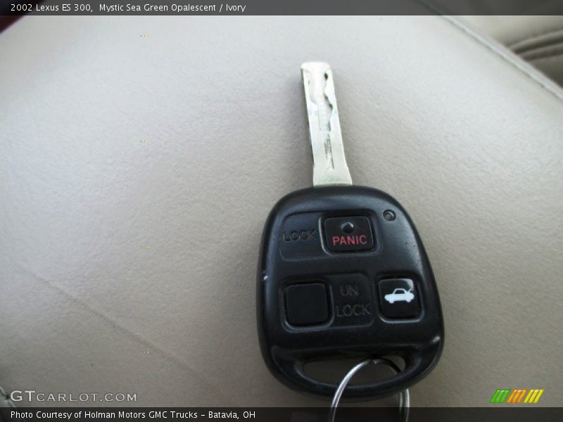 Mystic Sea Green Opalescent / Ivory 2002 Lexus ES 300