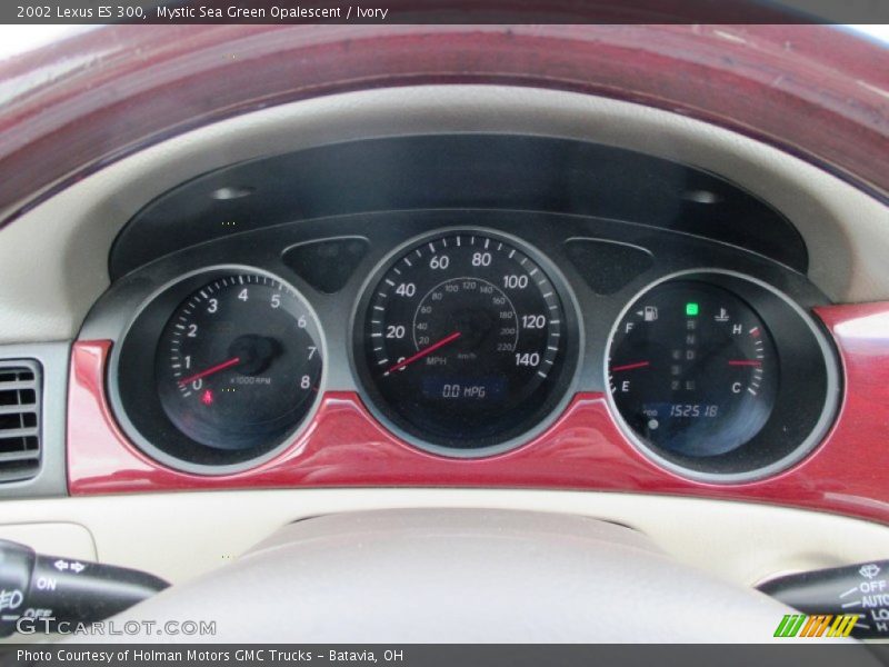 Mystic Sea Green Opalescent / Ivory 2002 Lexus ES 300