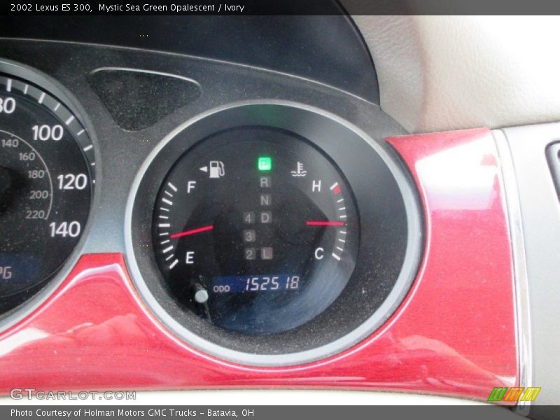 Mystic Sea Green Opalescent / Ivory 2002 Lexus ES 300