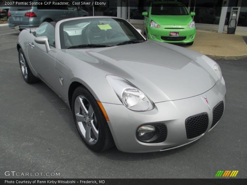 Cool Silver / Ebony 2007 Pontiac Solstice GXP Roadster