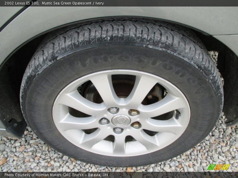 Mystic Sea Green Opalescent / Ivory 2002 Lexus ES 300