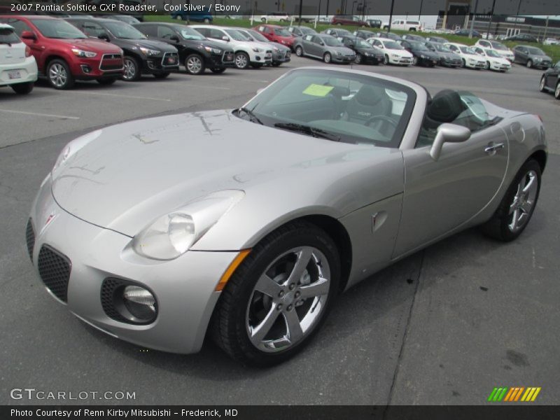 Cool Silver / Ebony 2007 Pontiac Solstice GXP Roadster