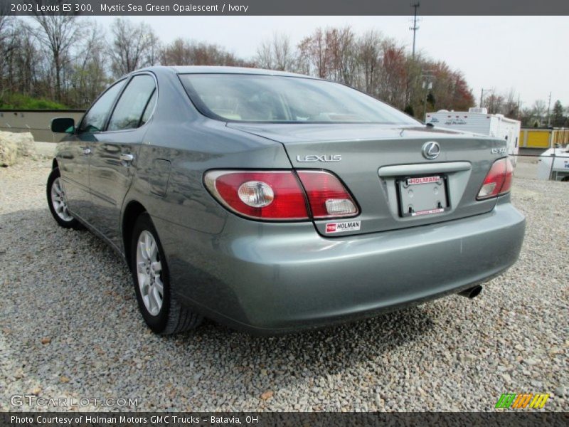 Mystic Sea Green Opalescent / Ivory 2002 Lexus ES 300